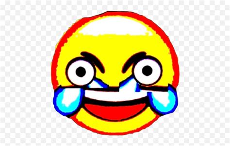 Emoji Meme Laughing Deep Fried Laughing Crying Emoji Png Discord Eyes