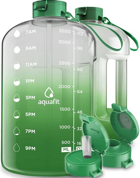 Buy Aquafit Gallon Water Bottle With Time Marker Large Water Bottle