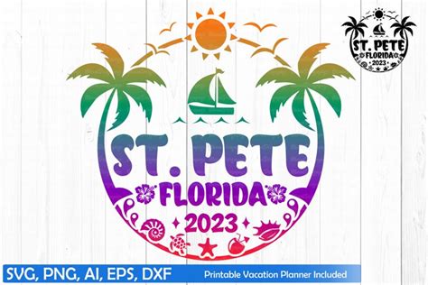 St Pete Shirt 2023 Svg Florida Vacation T Shirt Png