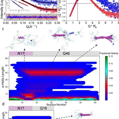 A Structural Model Of Pathogenic And Non Pathogenic Httex1 From The Download Scientific Diagram