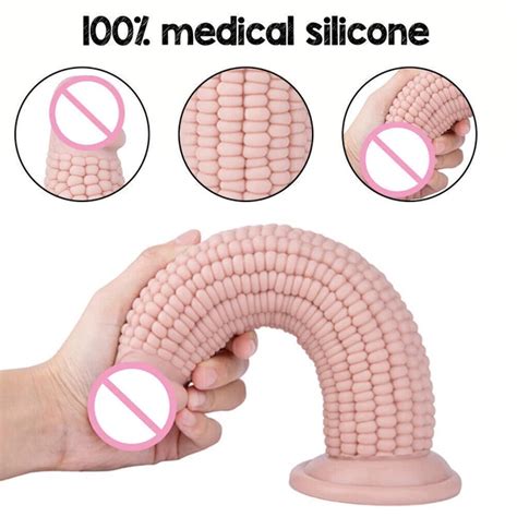Cm Realistic Dildo Soft Corn Dildo Skin Feeling Huge Penis With Suction Cup Eur