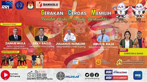 Gerakan Cerdas Memilih Menuju Pemilih Cerdas Pemilu Berkualitas Rri