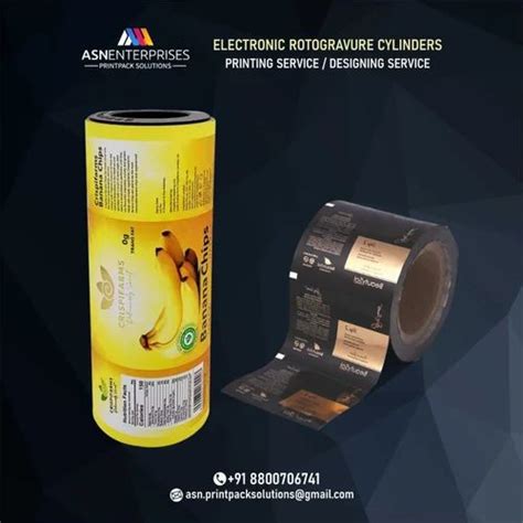 Rotogravure Packaging Pouch Printing Service At Rs 250 Kg In New Delhi