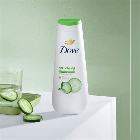 Refreshing Body Wash With Cucumber And Green Tea Dove