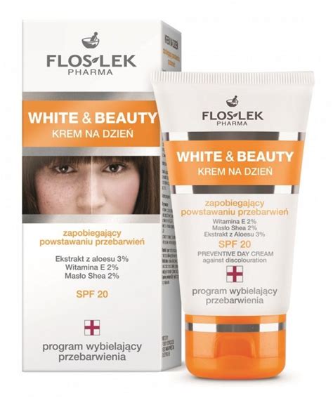 Flos Lek White Beauty Krem Na Dzie Spf Przebarwienia Ml E