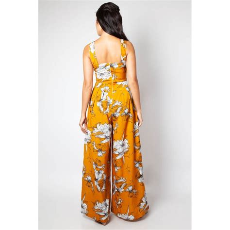 Voodoo Vixen Jumpsuit Eden Floral Ocre € 5990