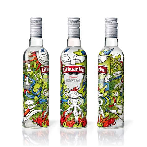Lithuanian Original Vodka Limited Edition — The Dieline | Packaging ...