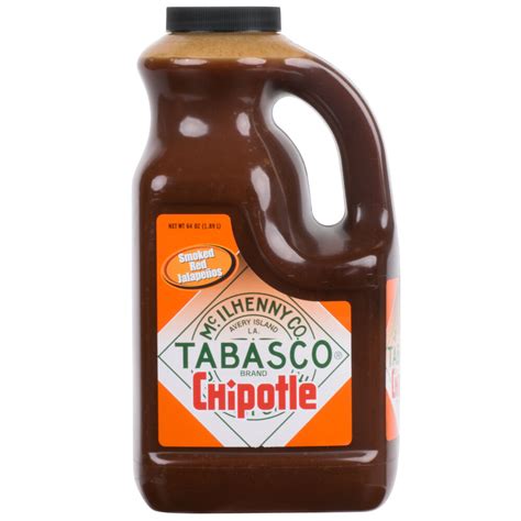 Bulk TABASCO Chipotle Hot Sauce 64 Oz 2 Case