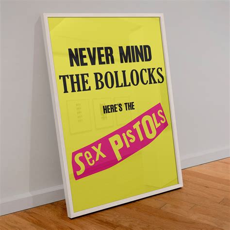 Sex Pistols Poster John Lydon Print Music Gift Wall Art Punk A Etsy UK
