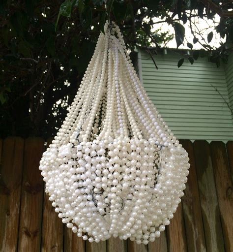 Diy Mardi Gras Bead Chandelier Diy Chandelier Wire Chandelier