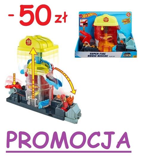 TOR HOT WHEELS CITY SUPER FIRE HOUSE RESCUE ZESTAW Płock Kup teraz na Allegro Lokalnie