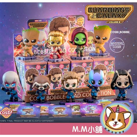 M M小舖現貨盒玩 Hot Toys Cosbi 星際異攻隊Vol 3 星際 公仔 盲抽 盲盒 一中盒8入 蝦皮購物