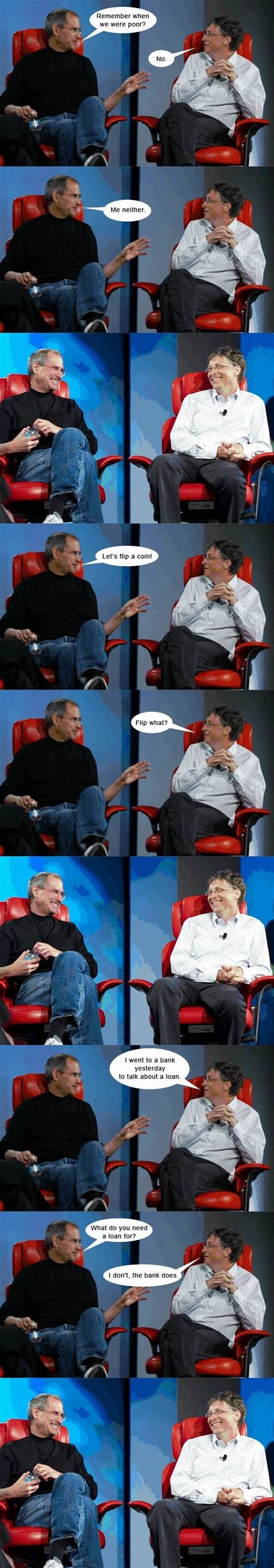 Steve Jobs And Bill Gates Finally Agree Imgur