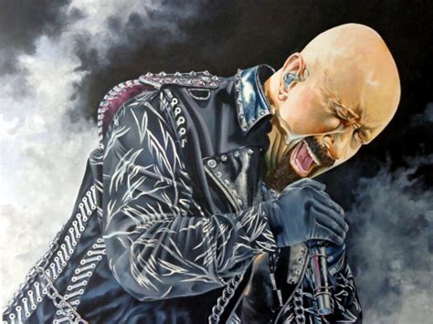 Rob Halford Judas Priest Peinture Par August Di Lena Artmajeur