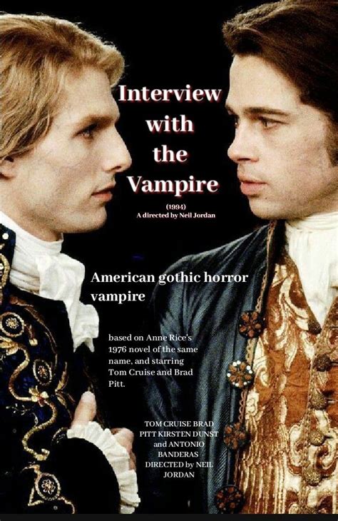 Entrevista com Vampiro Poster Interview with the vampire Poster movie ...