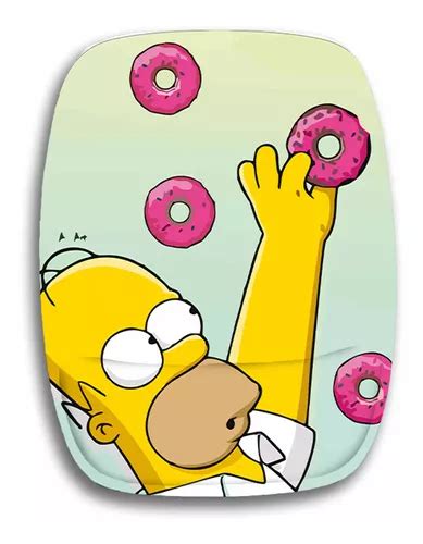 Mouse Pad Apoio The Simpsons Homer Donuts Parcelamento Sem Juros