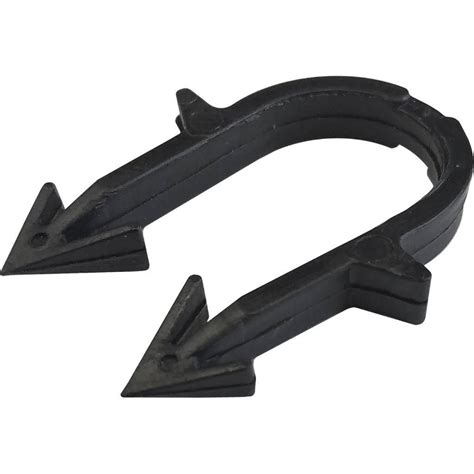 Скоба якорная для труб STOUT д.16-20мм, цвет черный - купить у ...