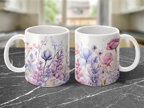 Sublimation Wildblumen Tasse X Png Graphic By Autismusmama Creative