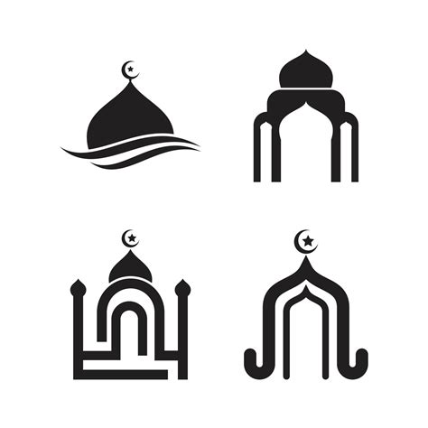 Islamic Logo Mosque 7154753 Vector Art At Vecteezy