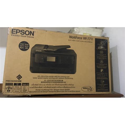 Jual Epson Workforce Wf 7711 A3 Shopee Indonesia