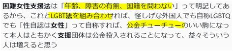 ★危険な困難女性支援法・「年齢、障害の有無、国籍を問わず」保護対象にトランスジェンダーも じぇみじぇみ11