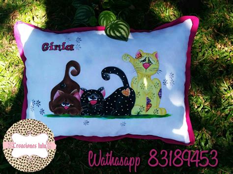 Almohada Gatitos Pintura Textil Perez Zeled N San Jos Costa Rica