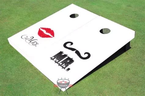 Juego De Corn Hole Mr And Mrs Personalizado