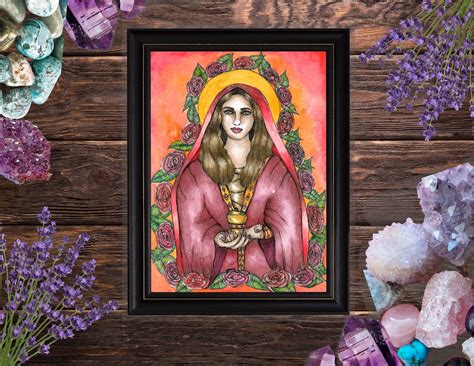 Mary Magdalene Art Mary Magdalene Art Print Sacred Feminine - Etsy