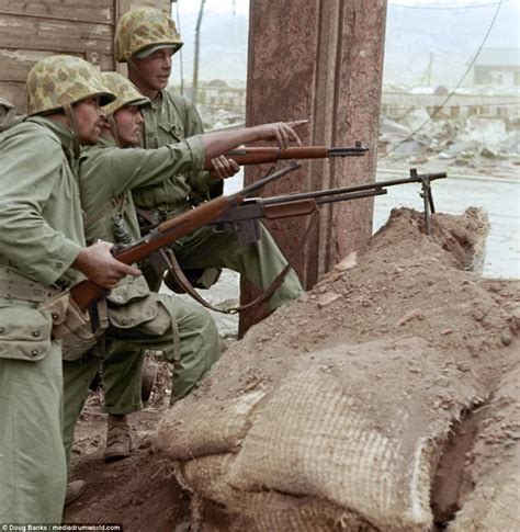 Colorized Photos From Korean War Show US Troops In Battle Daily Mail