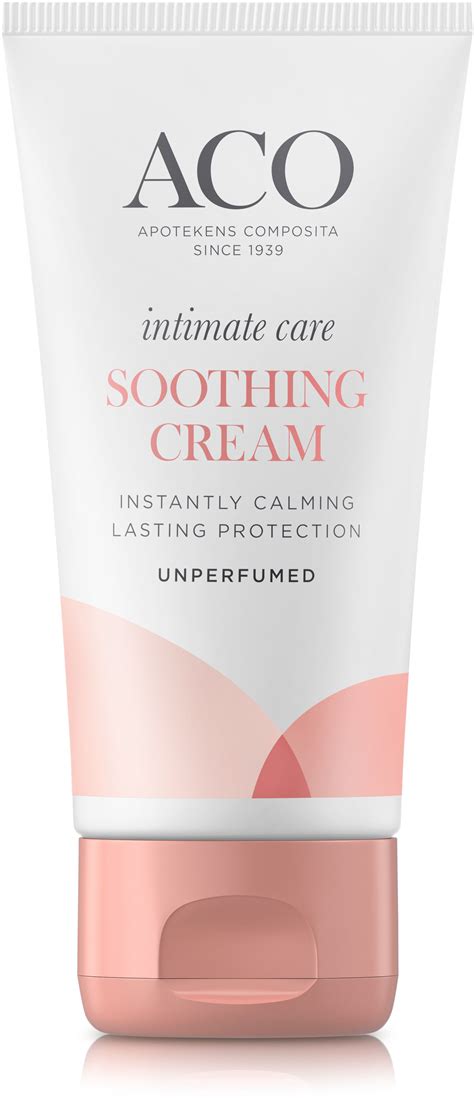 Köp ACO Intimate Care Soothing Cream Parfymfri Intimkräm 50 ml på MEDS se