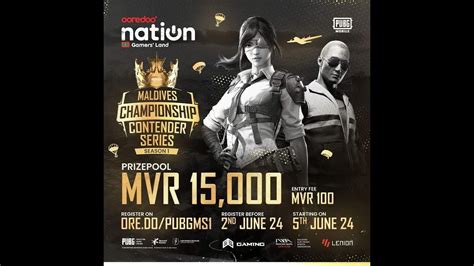 Ooredoo Nation Pubgm Contender Series Grand Finals Day Youtube