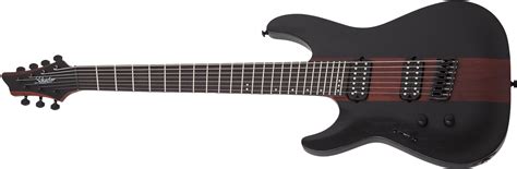 Schecter Diamond Series C 7 Rob Scallon Satin Dark Roast Left Handed 7