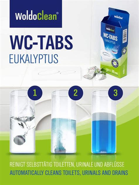 WC Tabs 3 Phasen Kraftformel Eukalyptus Frische 35 Tabs A 25g Wc Tabs