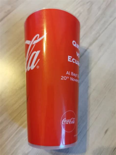 COCA COLA BECHER Cup FIFA World Cup 2022 Qatar Katar Ecuador Al Bayt