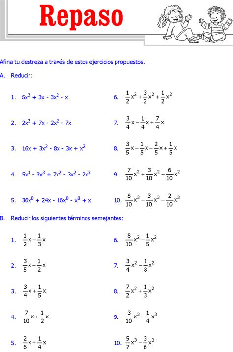 T Rminos Semejantes Ejercicios Resueltos Pdf