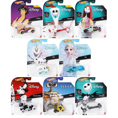 Hot Wheels Disney Character Car Mix Case Hot Wheels Disney Characters Disney