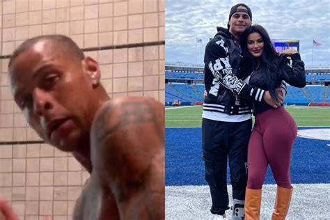 Rachel Bush Scares The Crap Out Of A Naked Bills Safety Jordan Poyer As He Takes Shower VIDEO