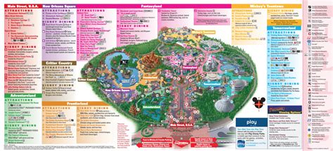 Printable Map Of Disneyland And California Adventure Fresh with regard ...