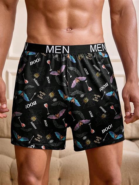 Manfinity Boxer pour hommes imprimé entièrement sur tout le motif avec