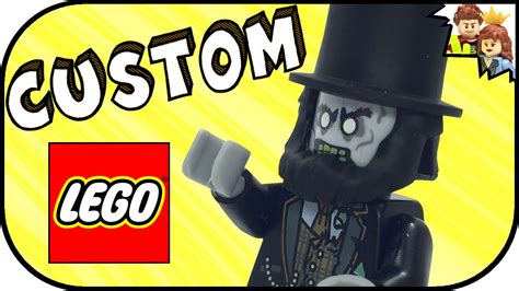 CUSTOM LEGO Zombie Abraham Lincoln Minifigure Review