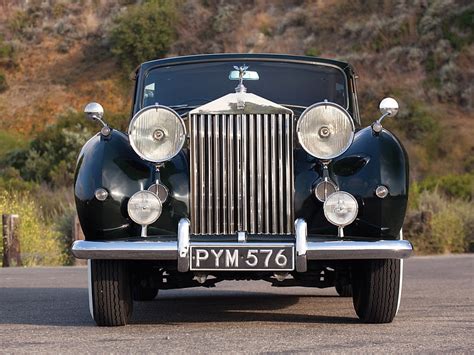 1958 Hooper Limousine Luxury Retro Rolls Royce Silver Wraith