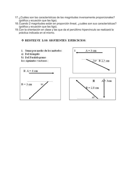 Gu A Magnitudes Escalares Y Vectoriales Pdf Descarga Gratuita