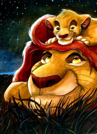 Mufasa and Simba - The Lion King Fan Art (33019389) - Fanpop