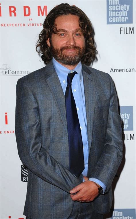 Zach Galifianakis Debuts New Look At Birdman Premiere