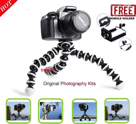 Buy RRT Gorilla Fully Flexible Foldable Octopus Medium Size Tripod