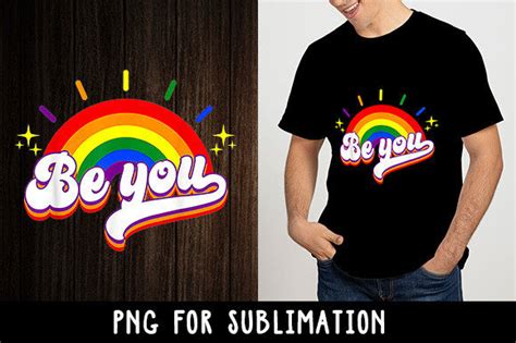 Be You Rainbow Gay Pride LGBT Ally Flag Graphic By Pottstravis Creative Fabrica