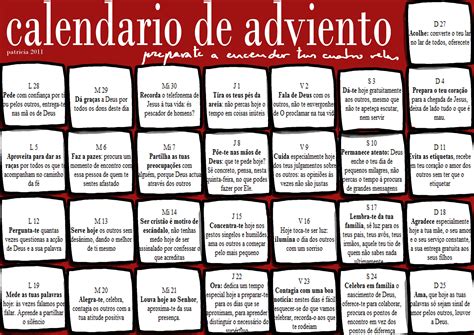 Calendario Do Advento