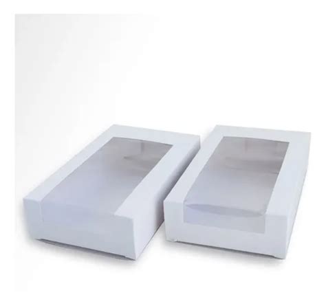 Caja Estuche Mod BOXER En Cartulina Blanca Con Visor Ideal Para