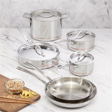 Kirkland Signature Stainless Steel Piece Cookware Set Costco Uk