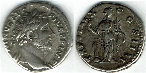 R Mische Kaiserzeit Antoninus Pius N Chr Ar Denar Des